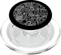 Steam Science Technology Engineering Art Math - Professeur STEM PopSockets PopGrip pour MagSafe