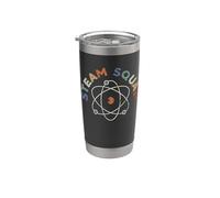 STEAM Squad Atom - Amateur d'art et de mathématiques en génie technique scientifique Gobelet isotherme en acier inoxydable double paroi