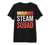 Steam Squad - Équipe des Sciences, de la Technologie, de l'ingénierie, de l'art et des mathématiques T-Shirt Haut de Gamme