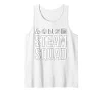 Steam Squad Science Technologie Ingénierie Art Math Team Débardeur