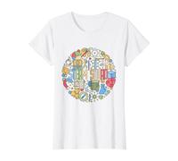 Steam Squad - Science Technology Engineering Art Mathématiques T-Shirt Graphique avec Valeur, Femme, Blanc, XS