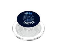 Steam Teacher Science, Tech, Ingénierie, Arts, Mathématiques PopSockets PopGrip pour MagSafe