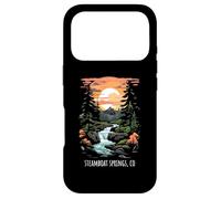 Steamboat Springs CO USA Scenic Mountain Style rétro Coucher de Soleil Coque pour iPhone 17 Pro