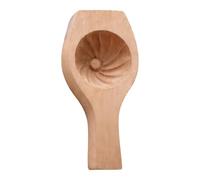 Steamed Bun Mold - 7.87 Inch Kitchen Pastry Gadget | Wood Bakeware Tool - Handcrafted Manual Pie Maker for Men Women Home Baking Indoor Dessert Pastry Creativity