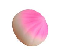 Steamed Bun Squeeze - Handheld Squeeze Toy, Dumpling Toy with Elastic Feature, Compact PU Fidget Toys, Stress Reliever Toys, Cute Dumpling for Children Teens and Adults Family at Home Living Room