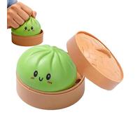 Steamed Bun Squeezers - Gentle Pressure Fidget Toys, Reusable Pinch Toys for Kindergartens, Sensory Boredom Reliever, Thermoplastic Build with Dough Like Texture, Tactile Relaxation Kit for Calming