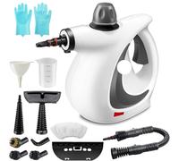 Steameo Nettoyeur Portable, Steamer Nettoyeur, 2,6 À 3,2 Barres, S'Évaporer Ménage 3x Plus Vite, Pour Vapeur Vitres,Sols,Tapis,Voiture,Canapé,Cuisine (Blanc)