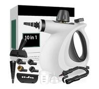 Steameo Steam Cleaner, Steameo Nettoyeur with Safety Lock, 12 Accessories & 350 ml Tank, Versatile Portable Steam Cleaner Suitable for Cars, Furniture, Floors, Kitchens, Baths (9 Accessories)