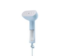 Steamer Portable Steamery Cirrus Core, 1350 W, Débit de vapeur 21 g/min , Chauffe en 15 secondes, Technologie Dry Steam, Boucle de suspension, Réservoir d’eau translucide, Portable, Bleu