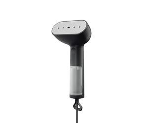 Steamer Portable Steamery Cirrus Core, 1350 W, Débit de vapeur 21 g/min , Chauffe en 15 secondes, Technologie Dry Steam, Boucle de suspension, Réservoir d’eau translucide, Portable (Noir)