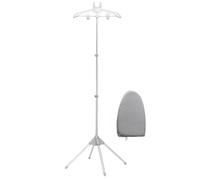Steamer Stand Clothes, Handheld Garment Steamer Rack, Foldable Fabric Care Tool with Ironing Glove, 62.99x16.93 Inches, Versatile for Suits, Dresses, Jackets, Gowns, Pants, T Shirts