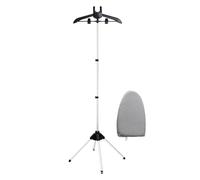 Steamer Stand, Garment Steamer Rack, 62.99x16.93 inches, Foldable Handheld with Ironing Glove, Adjustable Fabric Care Tool for Clothes, Suit Jacket Pants Wedding Dress Gown Shirt Home Travel