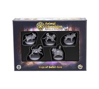 Steamforged Animal Adventures: Secrets of Gullet Cove - Dogs of Gullet Cove, RPG Miniatures for Roleplaying Tabletop Games Ready to Paint or Play, 5e Dungeon Crawl Campaign Compatible