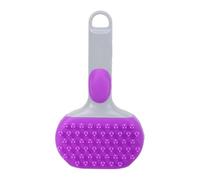 Steaming Cat Brush, Pet Steamer Grooming Tool, 7.48x3.94x2.36 inch, Double-Sided Massage Knot-Proof Gentle Brush, Ideal for Dogs and Cats, Shedding Season, Bathing Use, Purple/Blue