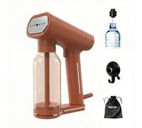 SteamOne Karl XL Steamer Défroisseur Portatif Rust 2000W - 400ml | Steamer Portatif Karl XL, 2000W, Réservoir 400ml, 2 Modes, Prêt en 30s, Crochet Ventouse Inclus, RUST400