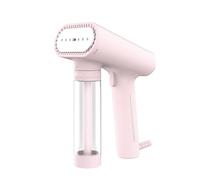 STEAMONE - Steamer Defroisseur Vapeur Portatif - Fer à Repasser de Voyage - Haute Puissance 2000W - Grande Autonomie et Réservoir 150ml - Cable 3m - Repasse les Tissus Délicats - KARL PINK EUNS150P