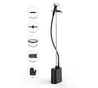 SteamOne - Steamer Défroisseur Vapeur 1900W 40g/min Unilys UNI900GB - Fer Vertical Autonomie 35min (1200ml) - Élimine 99,99% d'Impuretés - Prêt en 60s - Utilisation et Rangement Faciles - Tout Tissu