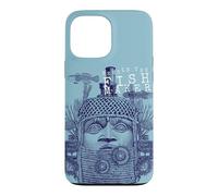 Steampunk Aesthetic Macabra Encyclopedia Maya Statue Coque pour iPhone 13 Pro Max