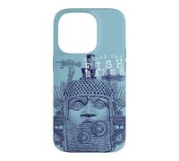 Steampunk Aesthetic Macabra Encyclopedia Maya Statue Coque pour iPhone 14 Pro