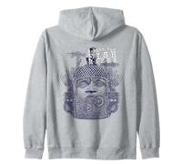 Steampunk Aesthetic Macabra Encyclopedia Maya Statue Sweat à Capuche