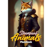 Steampunk Animals Photobook: Art Of Animal In Vintage Photographic Book Decoration Gifts For Friends, Homies Or Lovers For Birthday Gifts St. Patrick's Day Valentine's Day To Stress Relief