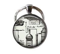 Steampunk chimie chimie Porte-clés, porte-clés, Science Nerd, Science Geek, technologie Teacher Cadeau, étudiant Cadeau Porte-clés