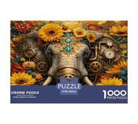 Steampunk Elephant Art Papier Épais Et Durable Défi Cérébral Intéressant, Parfait pour Les Adultes À La Recherche D’Un Loisir Relaxant chez Soi 38x26cm/1000pcs