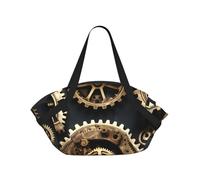 Steampunk Engrenages Imprimés Sac de Camping Pliable Sac Duffle Bag Sac de Voyage Imperméable Matelas Camping pour Parc Extérieur Plage