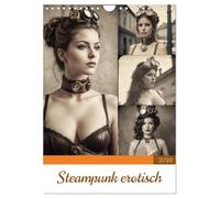Steampunk erotisch (Wandkalender 2026 DIN A4 hoch), CALVENDO Monatskalender: Erotik pur - Frauen im sexy Steampunk-Outfit