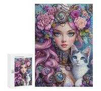 Steampunk Floral Fantasy Puzzle 1000 Pièces Educa Jouet en Bois Cadeau Unique Décoration Intérieure Jeu Éducatif Challenge Toy Adultes Et Enfants À Partir De 14 Ans 300 PCS