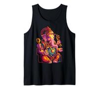 Steampunk Hindou Ganesh Puja Éléphant Méditation Yoga Murti Débardeur