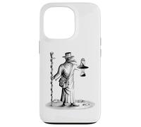Steampunk Horror Vintage Tarot Pestilence Plague Coque pour iPhone 13 Pro