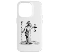 Steampunk Horror Vintage Tarot Pestilence Plague Coque pour iPhone 14 Pro