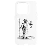 Steampunk Horror Vintage Tarot Pestilence Plague Coque pour iPhone 15 Pro