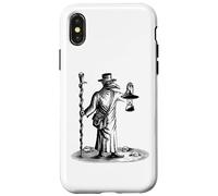 Steampunk Horror Vintage Tarot Pestilence Plague Coque pour iPhone X/XS