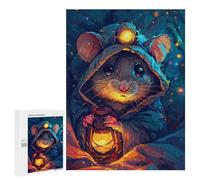 Steampunk Mouse Lantern Adventure Puzzle 1000 Pièces Educa Jouet en Bois Cadeau Unique Décoration Intérieure Jeu Éducatif Challenge Toy Adultes Et Enfants À Partir De 14 Ans 500 PCS