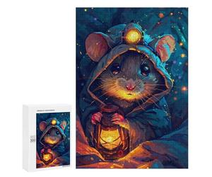Steampunk Mouse Lantern Adventure Puzzle 1000 Pièces Educa Jouet en Bois Cadeau Unique Décoration Intérieure Jeu Éducatif Challenge Toy Adultes Et Enfants À Partir De 14 Ans 300 PCS