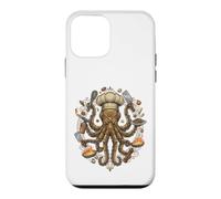 Steampunk Octopus Chef Cook Mechanical Cuisine Coque pour iPhone 12 Mini