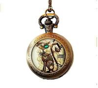 Steampunk Pendentif Chat Steampunk Collier Steampunk Retro Bijoux Cadeau Anniversaire Cadeau pour lui Cadeau de Poche pour elle