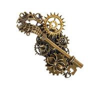 Steampunk Pin and Brooch - Sturdy Alloy Retro Steampunk Broochh, Gothic Broochh Pin for Women, Alloy Sturdy Retro Steampunkk Brooch, Decorative Rustproof Steampunkk Lapel Pinn Boys