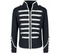 Steampunk Punk Veste Gothique Militaire Officier Parade Hussar Napoleonic Military Drummer Défilé Veste Emo Punk Napoleon Militaire Officier Parade Veste Blouson
