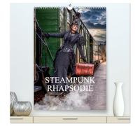 Steampunk Rhapsodie (hochwertiger Premium Wandkalender 2026 DIN A2 hoch), Kunstdruck in Hochglanz: Steampunk trifft Fotokunst: Ein Kalender voller ... mit viktorianischer Mode, nostalgischen Kulis