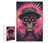 Steampunk Skull Art Print -1 Puzzle 1000 Pièces Educa Jouet en Bois Cadeau Unique Décoration Intérieure Jeu Éducatif Challenge Toy Adultes Et Enfants À Partir De 14 Ans 1000 PCS