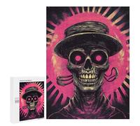 Steampunk Skull Art Print -1 Puzzle 1000 Pièces Educa Jouet en Bois Cadeau Unique Décoration Intérieure Jeu Éducatif Challenge Toy Adultes Et Enfants À Partir De 14 Ans 500 PCS