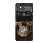 Steampunk Skull Etui Coque Housse pour Sony Xperia 10 VII