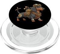 Steampunk Teckel Steam Punk Teckel Vintage Saucisse Chien PopSockets PopGrip pour MagSafe