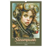 Steampunk - Un monde de fantaisie mécanique, Version française (Calendrier mural 2026 DIN A3 portrait), Calendrier CALVENDO mensuel
