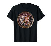 Steampunk Vintage Rusty Art Deco Clock Movement T-Shirt