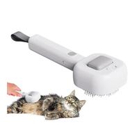 Steams Cat Grooming Brush, Multifunctional Hair Remover and Detangling Tool, Gentle Pet Massage Comb for Shedding, Soft Furs Care, Home Cat Spa, Daily Brushing Routine, 1 Set