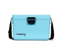 Steamy Classy 12, Glacière avec bandoulière idéal pour Une journée en extérieur, 12 litres, Bleu
